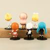 6pcs Hatsune Miku Virtual Singer Anime Action Figure para Crianças, Modelo 3D PVC, Acessórios Cosplay Bonitos, Caráter Adorável