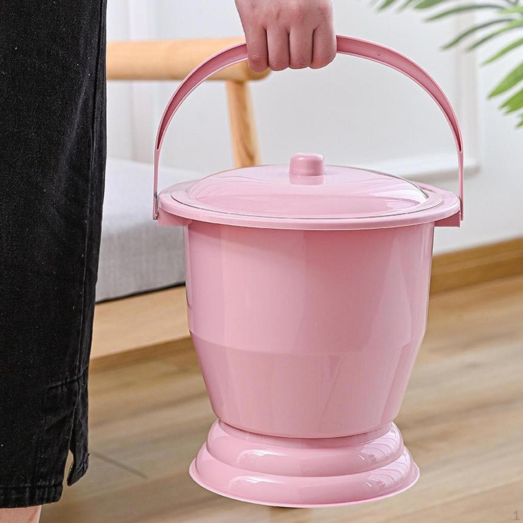 Spucknapf-Urinal mit Deckel, tragbarer Topf, Haushaltstöpfchen, Eimer für die Frau