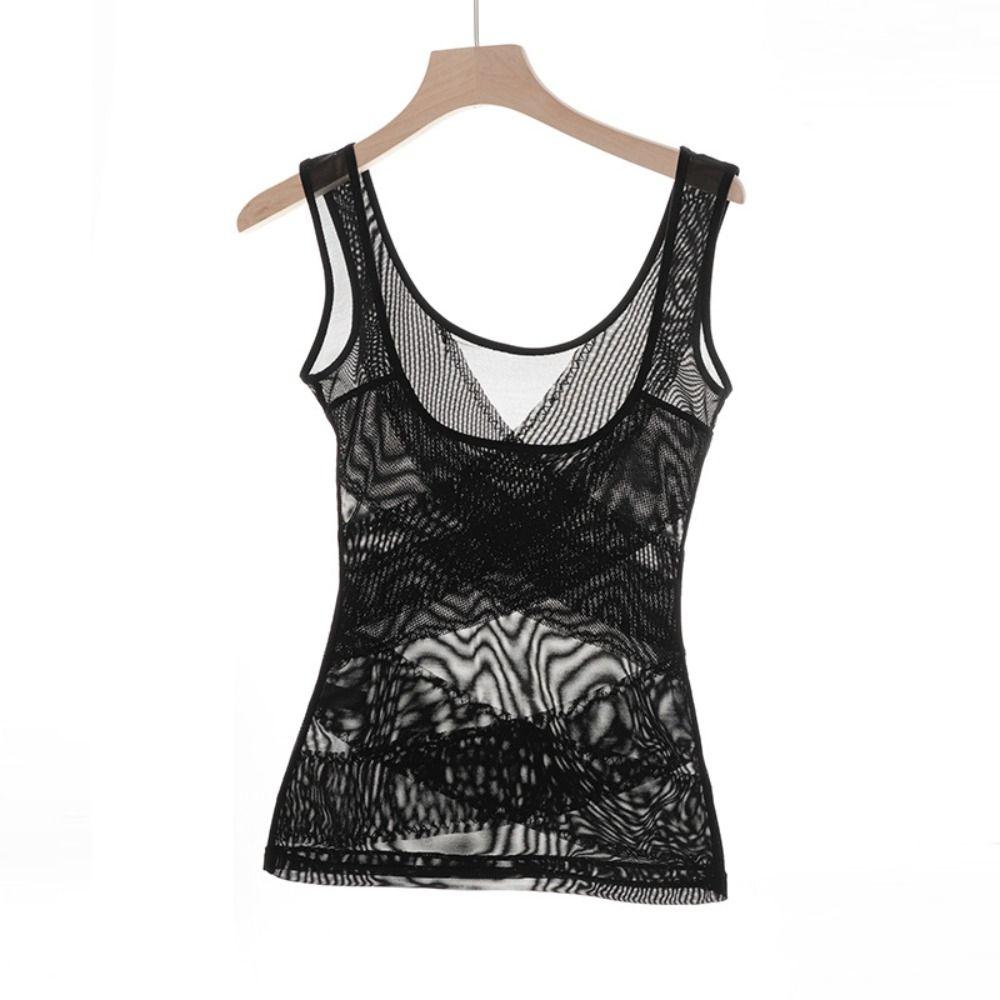 Seamless Body Shaping Underwear Abdomen Postpartum Vest Elastic Women's Corset Top  Gym