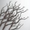 4pcs Fake Antler Tree Branches Artificial Dried Plastic Stems Decorative Plant Twigs Simulation Layout Props for Home Christmas