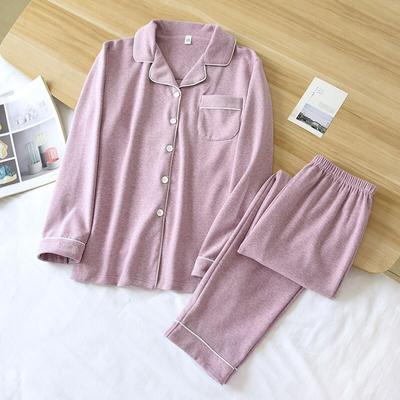 Paar-Pyjamas für Herbst und Winter, zweiteiliges, selbsterwärmendes, warmes, langärmliges Hosen- und Samt-Home-Service-Set für Männer und Frauen