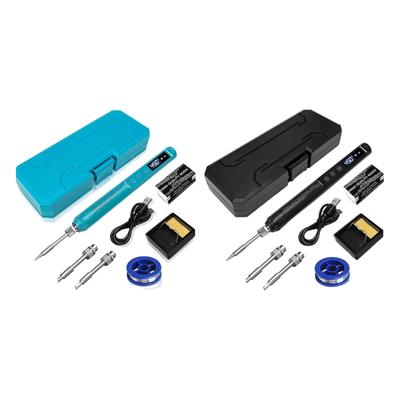 USB-Lötkolben Einstellbare Temperatur 200-450℃ Schweißwerkzeug Heizung Lötspitze Digitalanzeige für Zuhause Elektronik