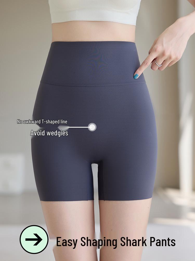 Shark Women's Anti-Exposure Tummy Control Slimming Yoga Leggings - Hip Lift, Summer Thin Safety Cycling Shorts
