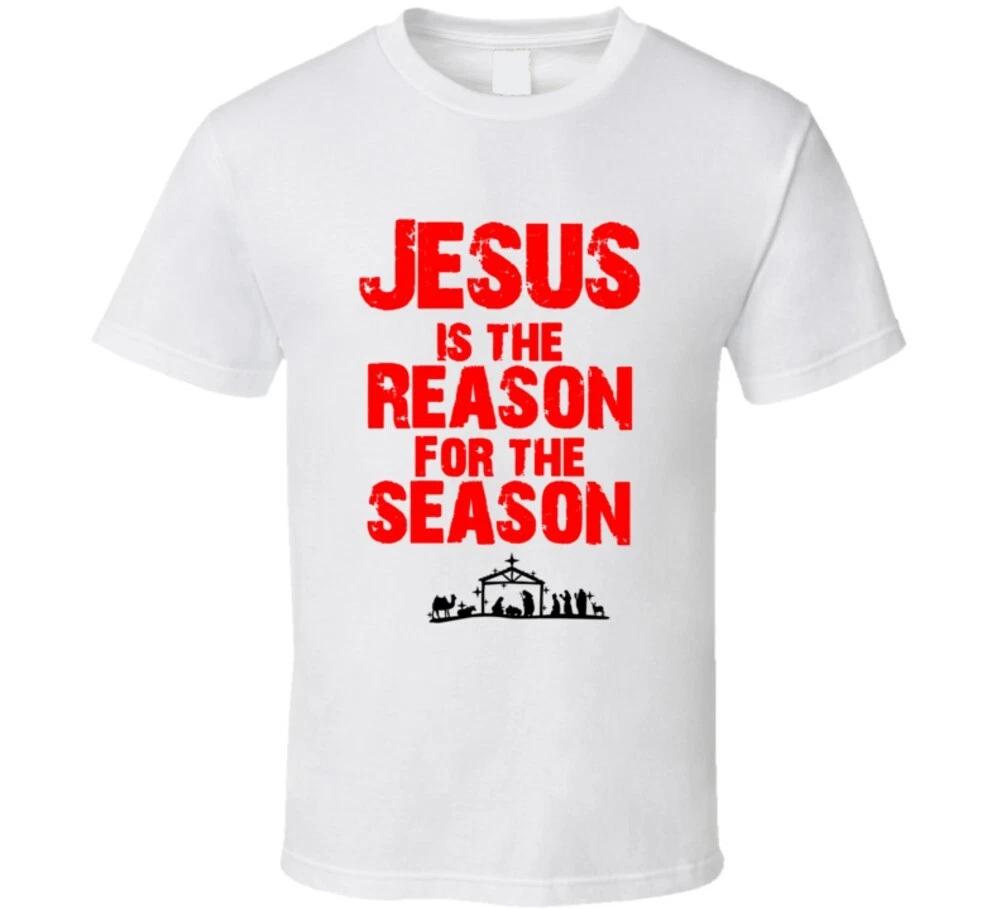 

Jesus Is The Reason For The Season Christmas Christian Gift T Shirt M