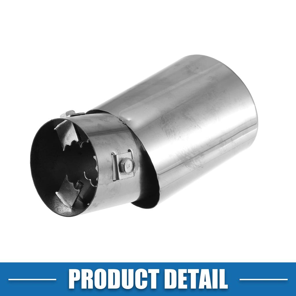 A ABSOPRO Muffler Cutter, Exhaust Pipe, Downward, General Purpose, For Car Exterior Supplies, Oval