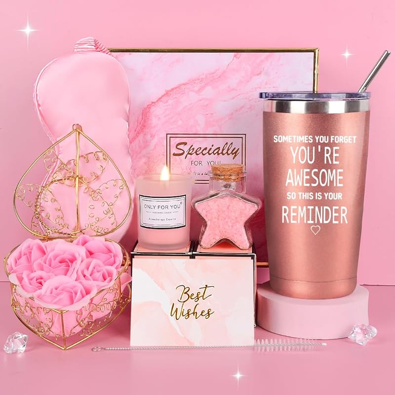 Birthday Gifts for Women, Women Gifts for Christmas, Happy Birthday Gift Basket, Relaxation Gifts for Women, Mom, Her, Best Friend, Sister Gifts,
