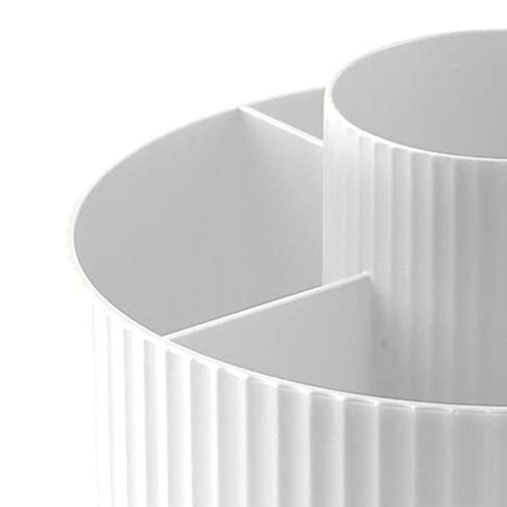 Schreibtisch Stiftehalter 5 Fächer 360 Grad drehbar Stifte Organizer für Schreibtischaufbewahrung