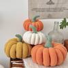 Cute Pumpkin Knit Plush Toy Sofa Cushion Décor Accent Office Seat Cushion Throw Pillow for Home Comfort