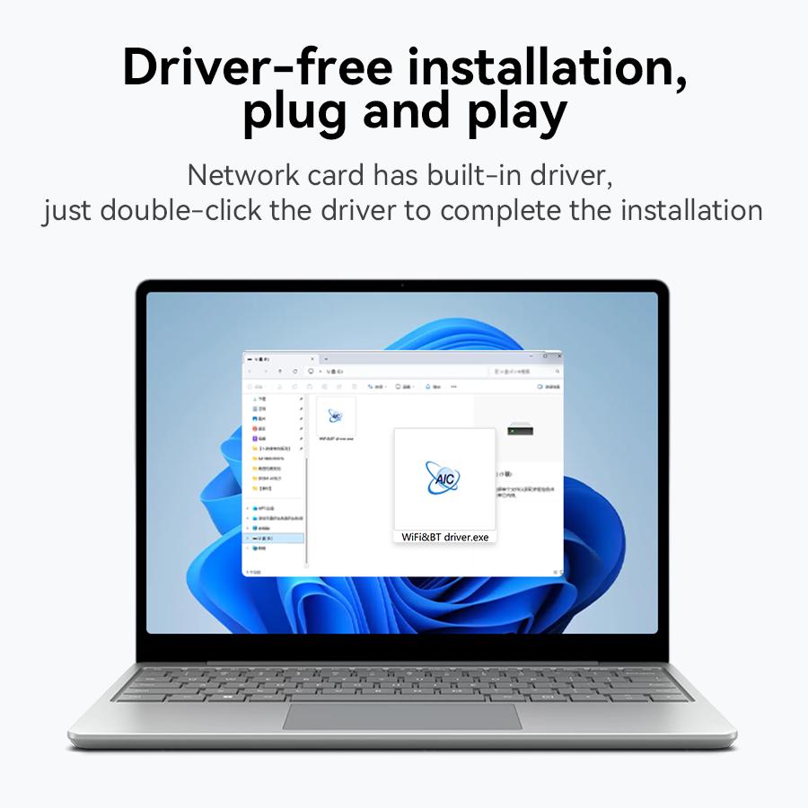 900Mbps Network Card WiFi 6 Bluetooth 5.4 Adapter Dual Band 2.4G&5GHz USB Network Wireless Wlan Receiver For Win10/11 Drive Free