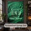 Wall Tapestry Sporting CP Print Custom Name Text Wall Hanging Home Decor