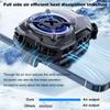 DL16 Universal Mobile Phone Cooler With LED Display Screen Air Cooler For Gaming Cooling Fan Radiator Cool Heat Sink Cellphone