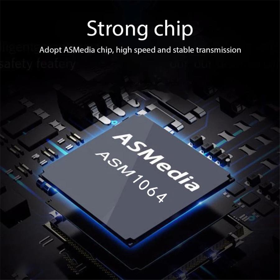 PCIE SATA Adapter Card 12 Port SATA 3 PCI Express X1 Expansion Card Riser Card