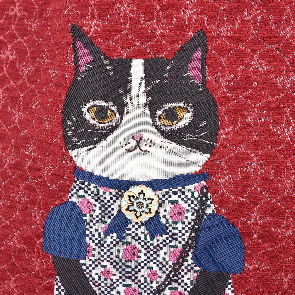 [Kusuguru Japan] Salon Suzuran-do Jacquard Gewebte Paracord-Tasche, Azuki-san RD