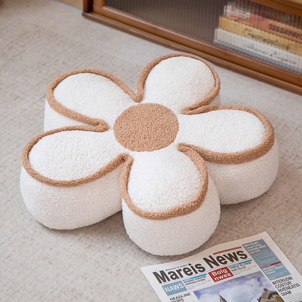 Thicker Plush Cushion Soft Seat Pillow Seat Mat Flower Seat Cushion Sofa