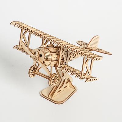 3D Holz Puzzle Spielzeug Flugzeug Montage Pädagogisches Spielzeug Geschenk Für Kinder Erwachsene Modell Baustein Kits Für Schreibtisch Dekor