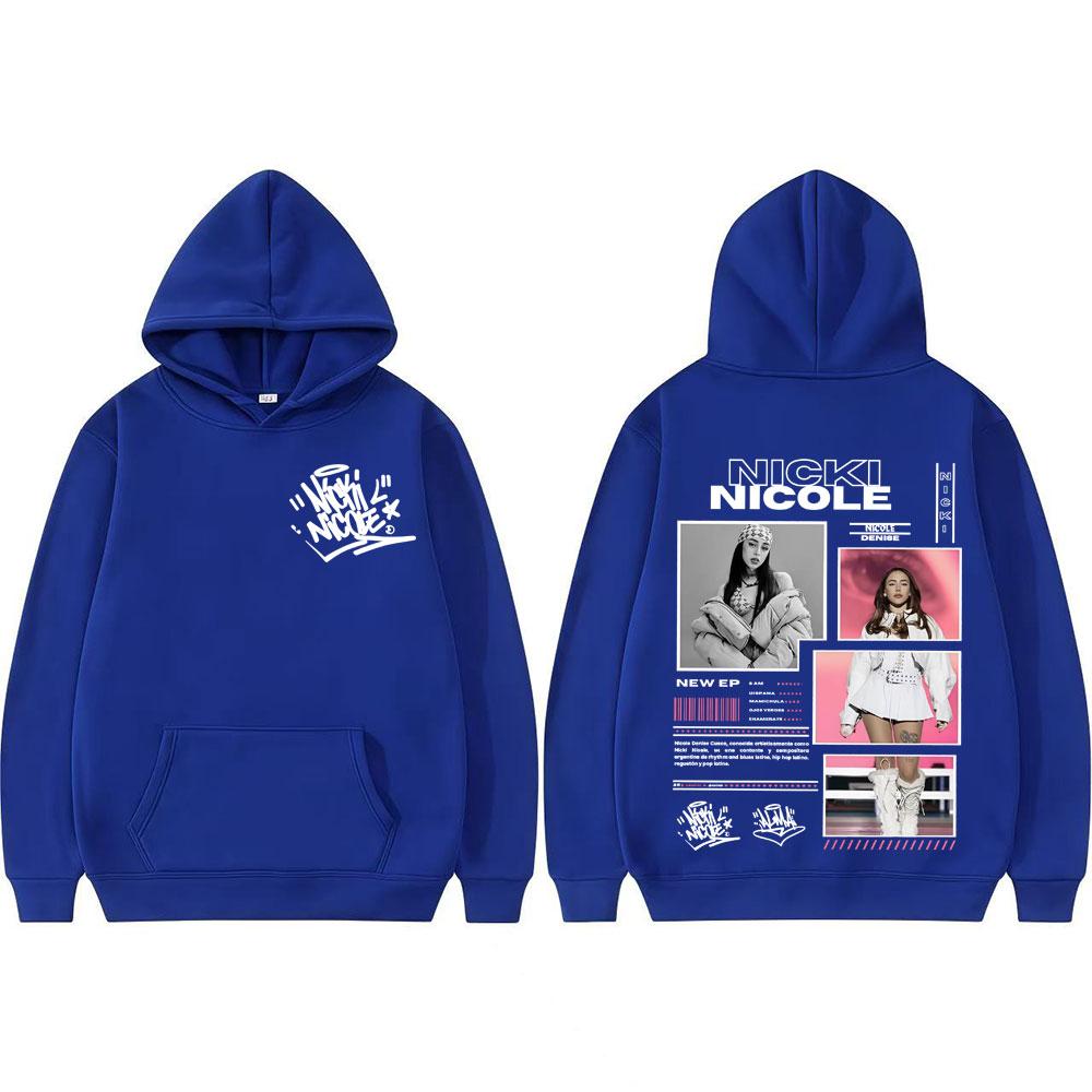Grafik-Kapuzenpullover Singer Nicki Nicole Album Tour 2025, Vintage-Mode für Männer und Frauen, Kapuzenpullover von