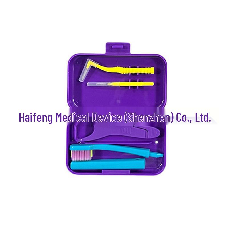 Orthodontic Kit: Wax, Toothbrush, Interdental Brush, Bite Block, Aligner Remover