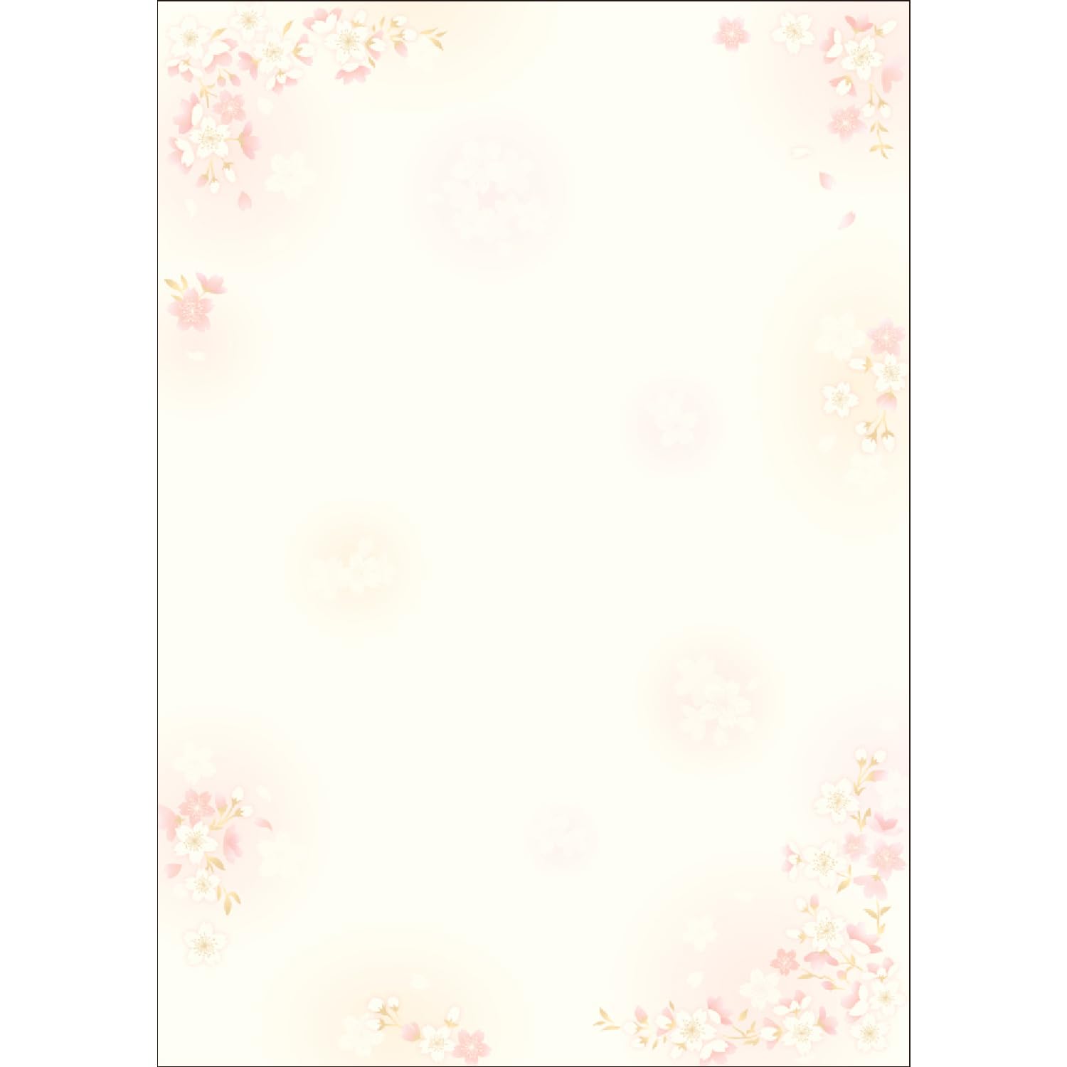 

Sasagawa Inkjet Takajirushi Wagokoro Japanese Pattern A4 OA Cherry Blossom 100 Paper, Paper, Size, Compatible, Branches, Sheets, 4-1920