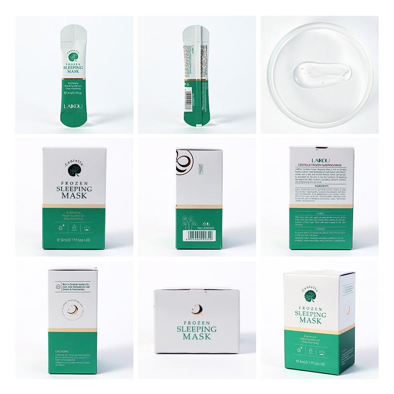 Lycopodium New Centella Asiatica Máscara Hidratante e Hidratante Leave-on para Dormir Freeze Mask