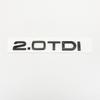 Glossy Black Car Trunk Emblem Sticker 1.9 2.0 2.5 3.0 4.0TDI 30 35 40 45 50 55 TDI For  Audi A1 A3 A4 A5 A6 A7 A8 Q2 Q3 Q5 Q7 Q8