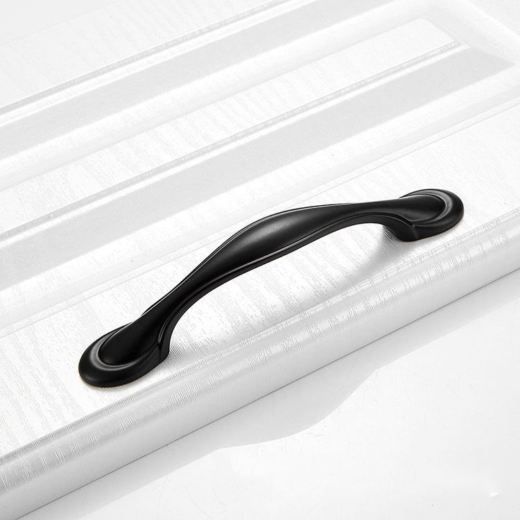 Black Handle American Style Modern Pull Antique Handles and Knobs Drawer Furniture Kitchen Cabinet
