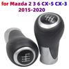 6 Speed Manula Gear Shift Knob Lever Shifter Pen for Mazda 2 3 6 CX-5 CX-3 2015 2016 2017 2018 2019 2020 Car Styling Accessories