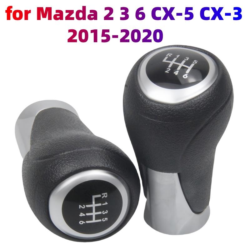 6 Speed Manula Gear Shift Knob Lever Shifter Pen for Mazda 2 3 6 CX-5 CX-3 2015 2016 2017 2018 2019 2020 Car Styling Accessories