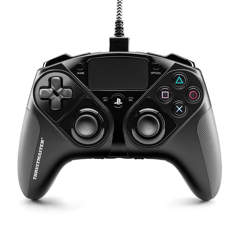 

Thrustmaster Ігровий контролер Thrustmaster Контролер ESWAP Pro PS4 Сумісний із PlayStation4 Підтримується налаштування призначення кнопок на задній панелі []