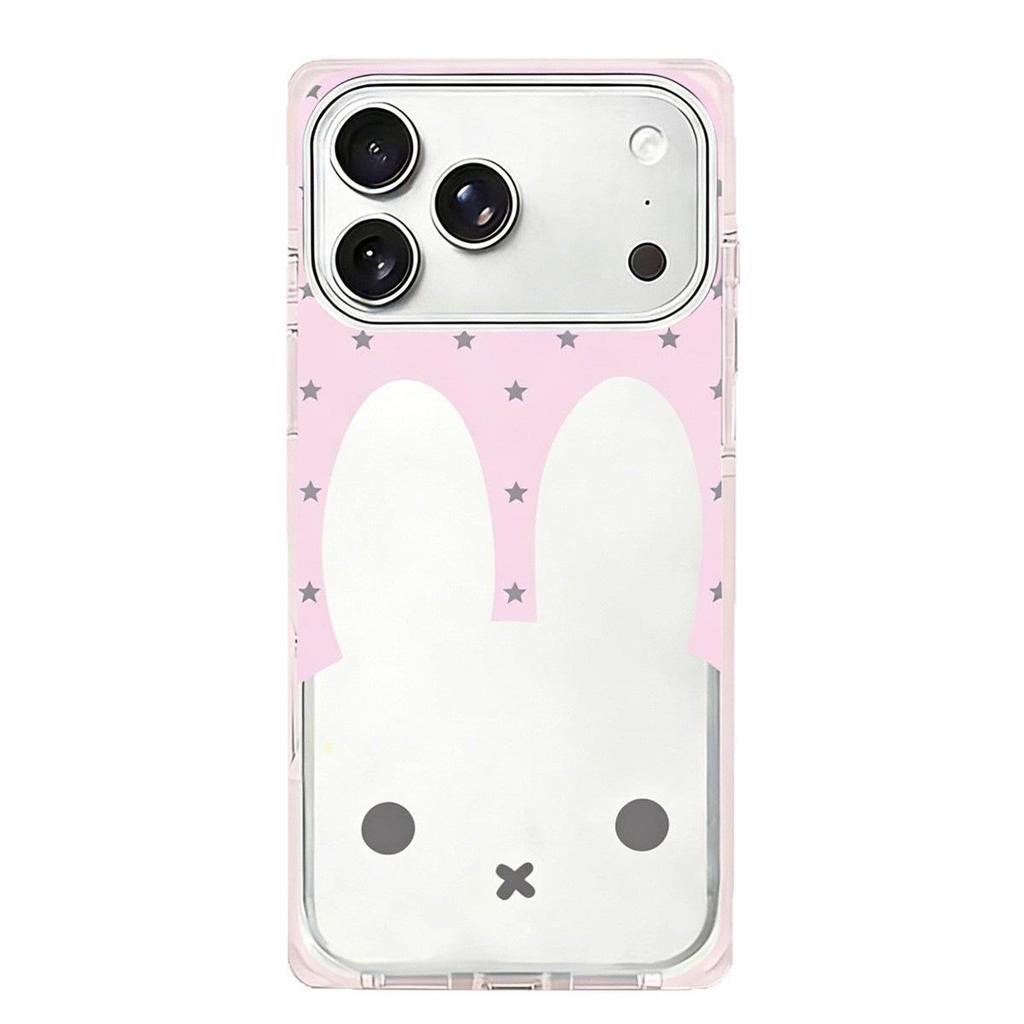 Crystal Miffy Rabbit iPhone 15/16/17 ProMax Anti-fall Case