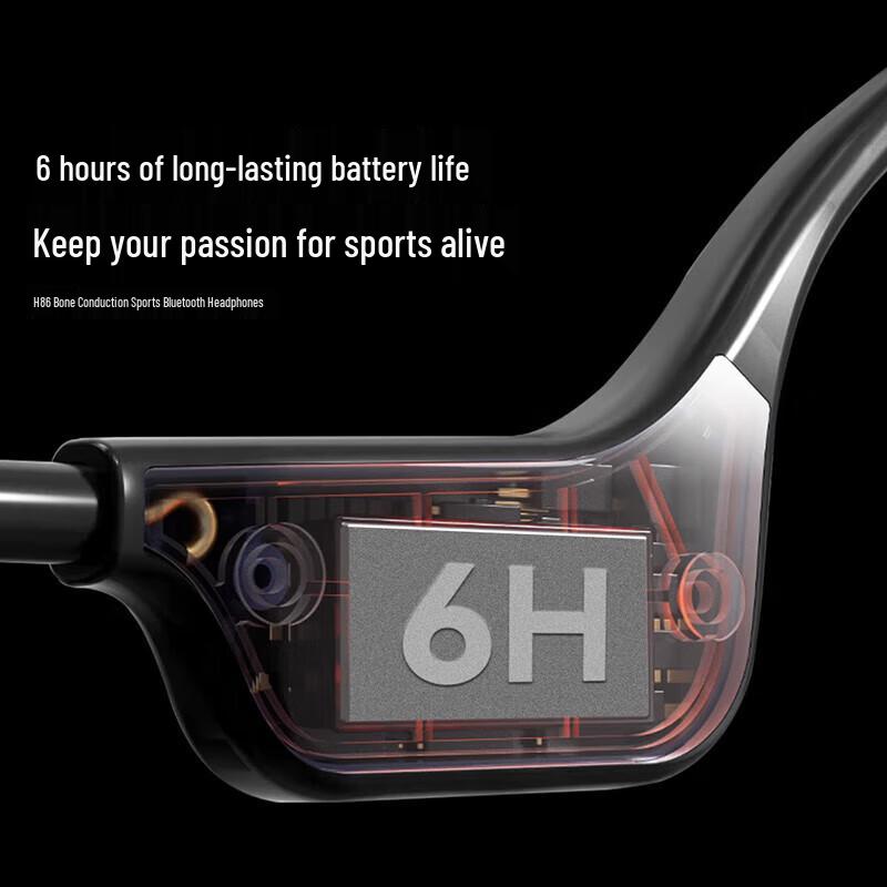 Newmine H86 Bone Conduction Open-Ear Sports Bluetooth Headset