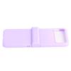 Folding Screen Phone Case Ultra Thin Scratch Proof Shockproof Wearable Mobile Phone Protective Cover Purple for Zflip4
