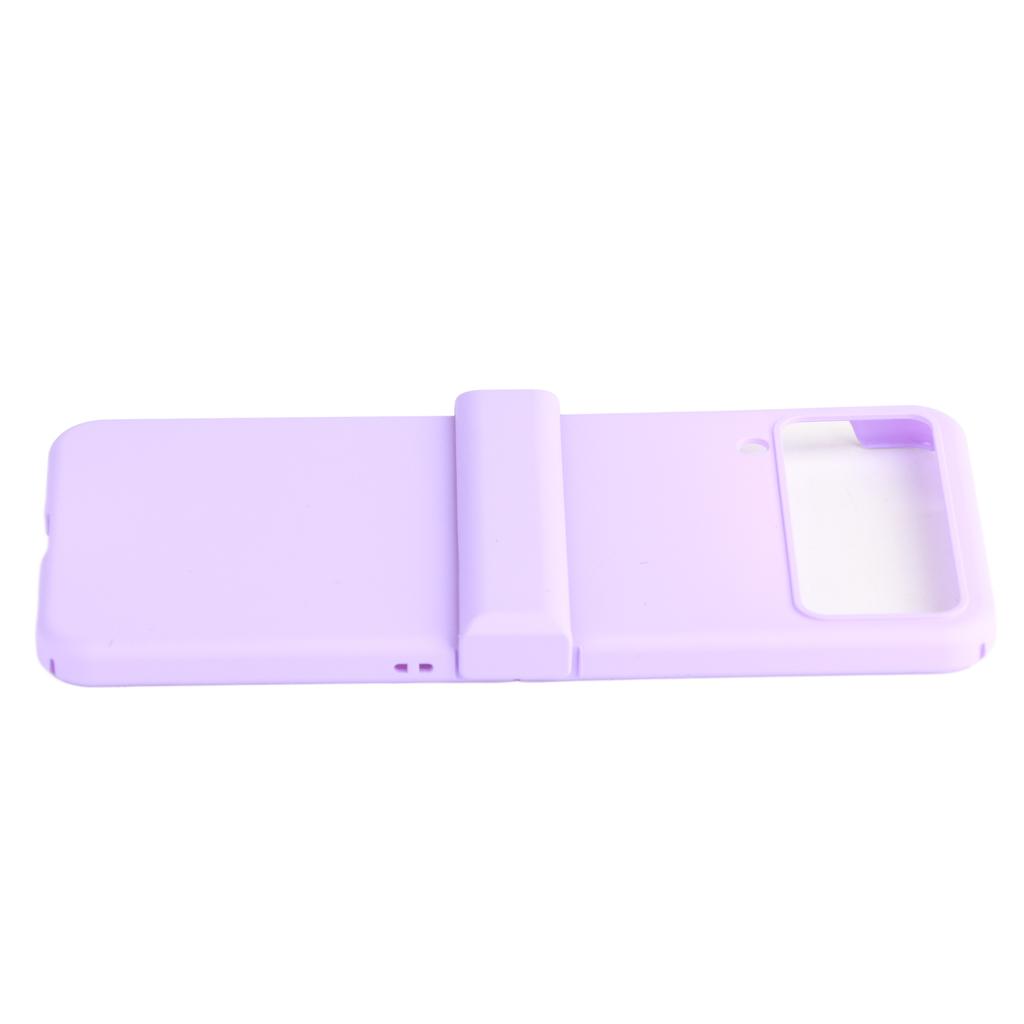 Folding Screen Phone Case Ultra Thin Scratch Proof Shockproof Wearable Mobile Phone Protective Cover Purple for Zflip4