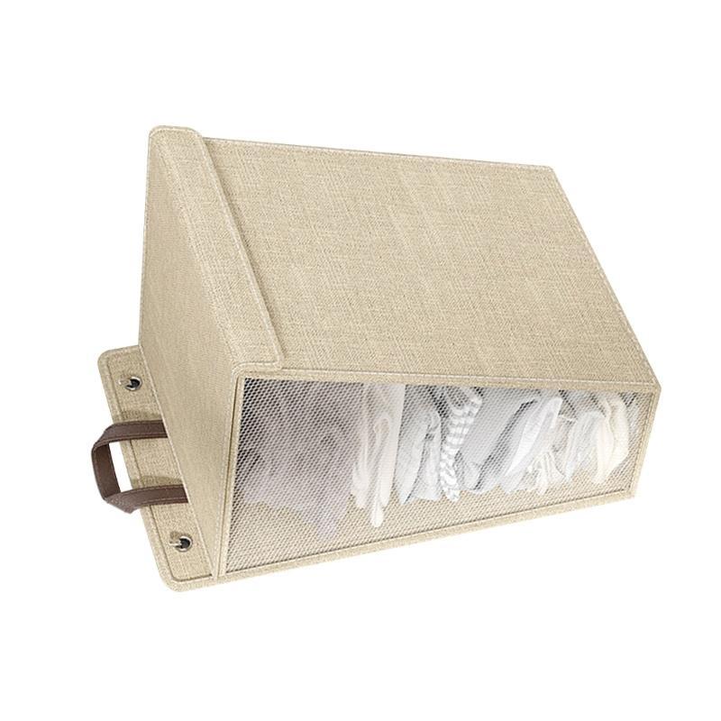 652F Foldable Wall Hanging Laundry Basket Household Dirty Clothes Versatile Wall Mounted Garment Storage Container