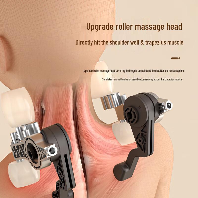 CLORIS Shoulder Neck Massager with Heat and 3D Kneading