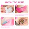 Reusable 1Pcs Eye Pads Silicone Stripe Lash Lift Shield Eyelash Extension Super Sticky Under Eye Gel Patch Beauty Tool