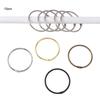 12PCS Rust Proof Shower Curtain Hooks Anti-Drop Circular Bathroom Curtain Rings Strong Load-bearing Curtain Rings