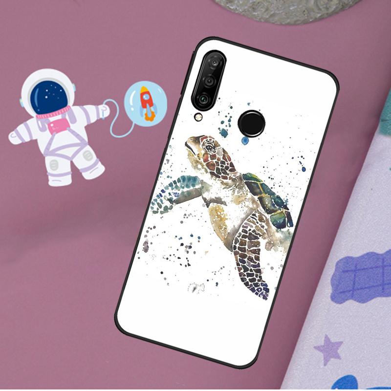 Ocean Sea Turtle For Huawei Nova 11i 7i 8i 12i 12s Y73 Y70 Y90 Y60 Y72 Y61 Y91 9 10 SE P40 Lite P30 Pro Case