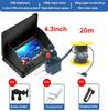 HEE RAK Portable Fish Depth Finder Water Handheld 1080P 4.3 Inch LCD Fish Finder Underwater 220° Fishing Camera Night Vision