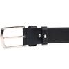 Ceinture en cuir fiable pour hommes GRANDE PELLE Ceinture en cuir 21464 Noir