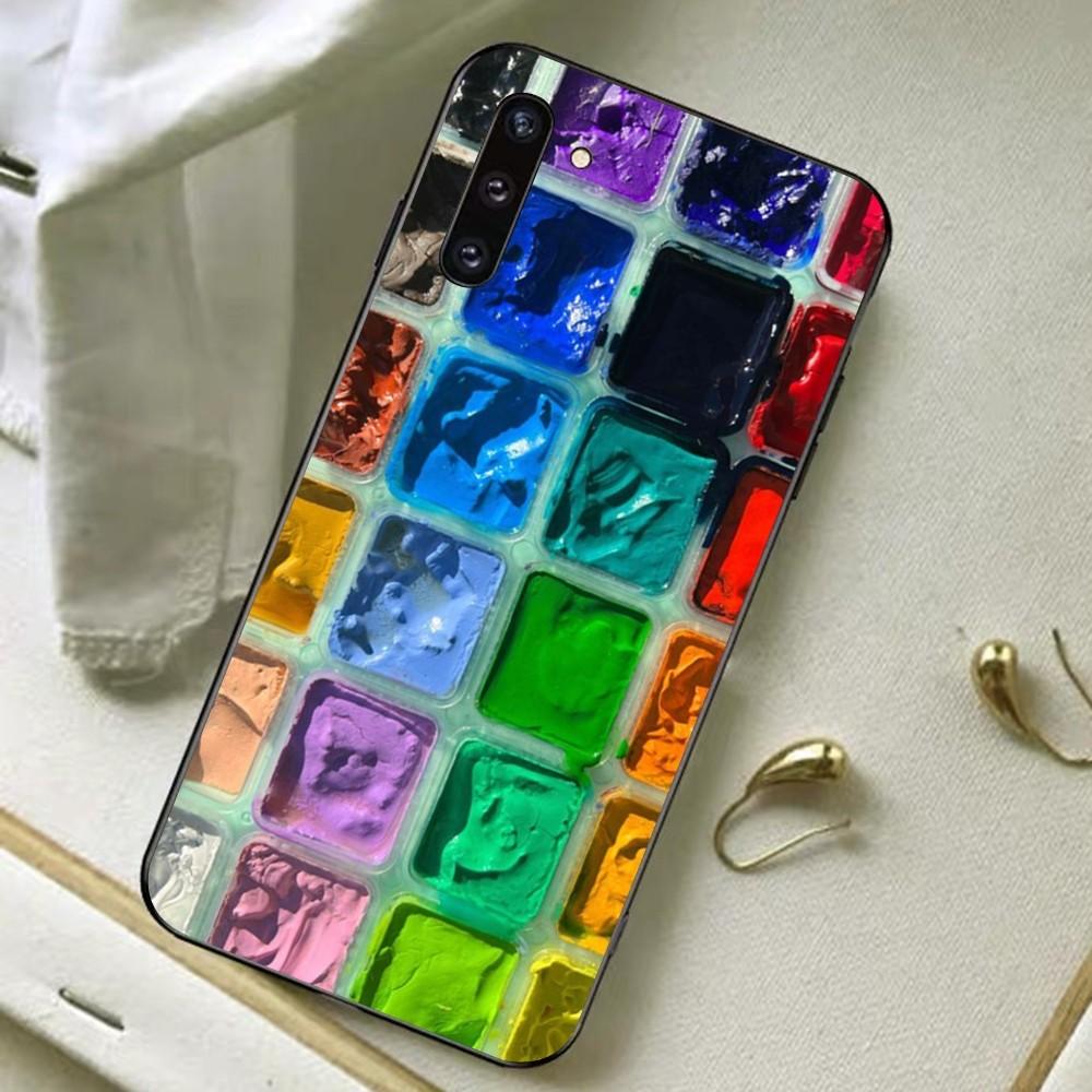 Watercolors Paint Palette Painting Box Phone Case For Samsung A 13 21 30 31 32 51 52 53 70 for Huawei Honor 50 60 70 for OPPO