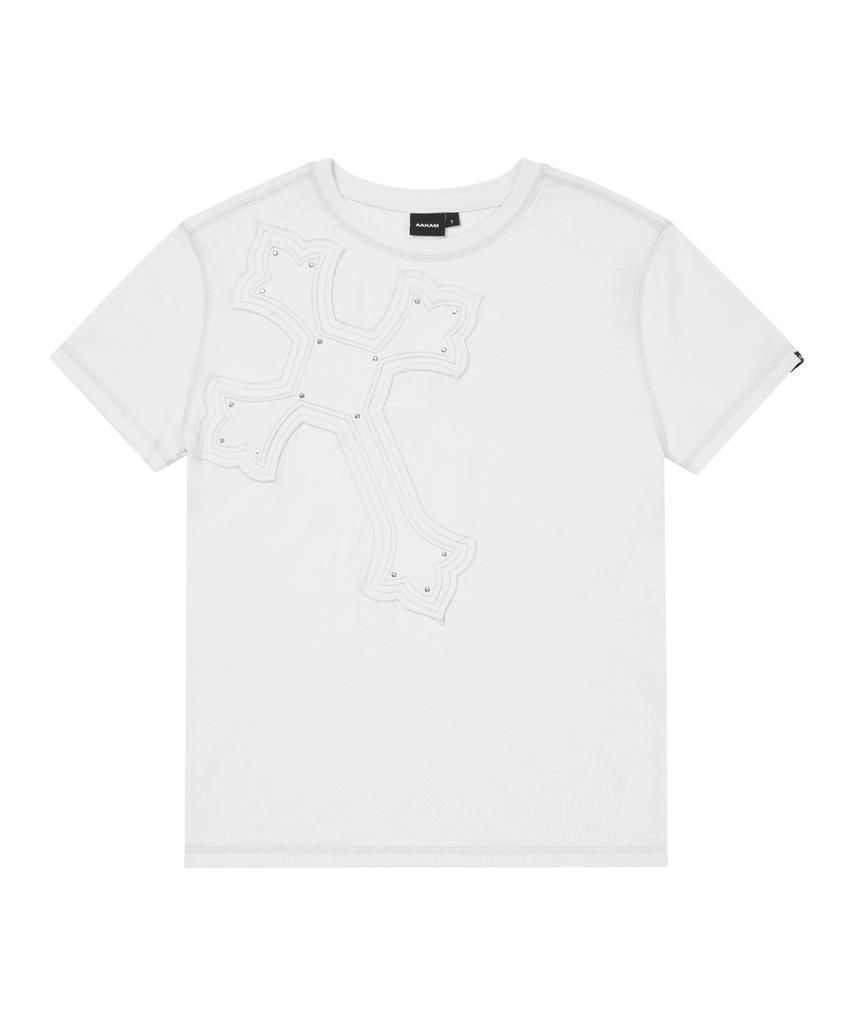 AAKAM Big Patch Cros2 Half Top (White)