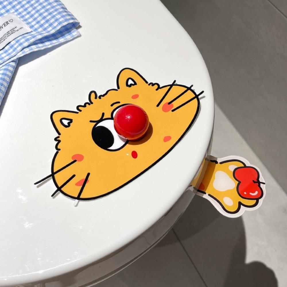 

Мультяшный подъемник крышки в стиле флип, подъемник крышки сиденья унитаза без рук, общественные туалеты Style D