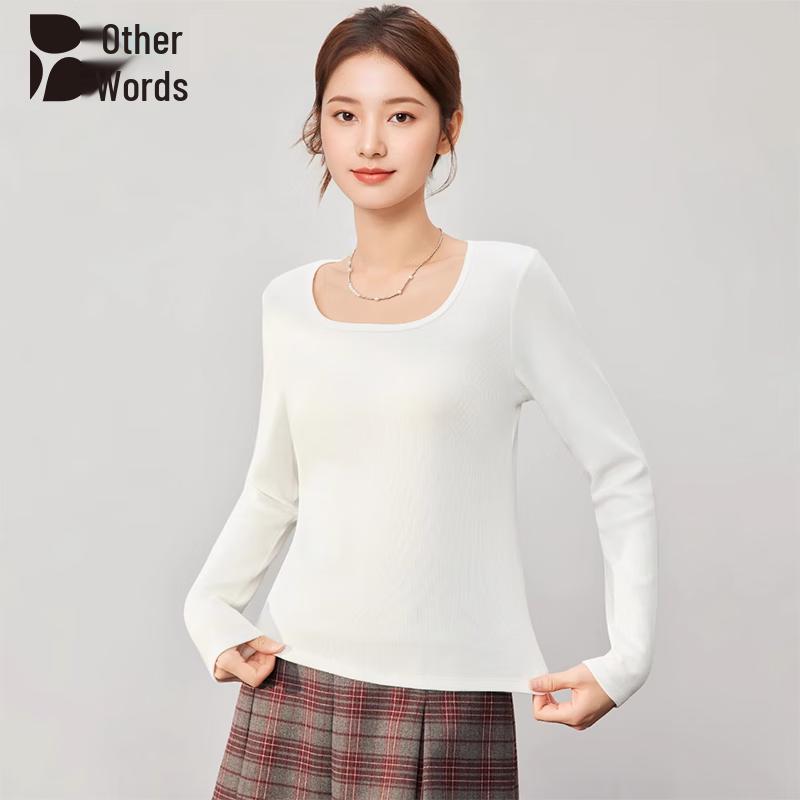 Women s Square Neck Long Sleeve Base Layer T-Shirt XL