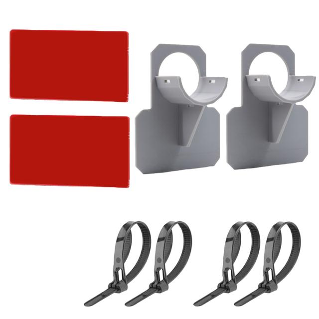 1/2Pcs Swimming Pool Pipe Holder Mount Supports Pipes 30-38mm for Intex Above Ground Hose Outlet with Cable Tie Supplies