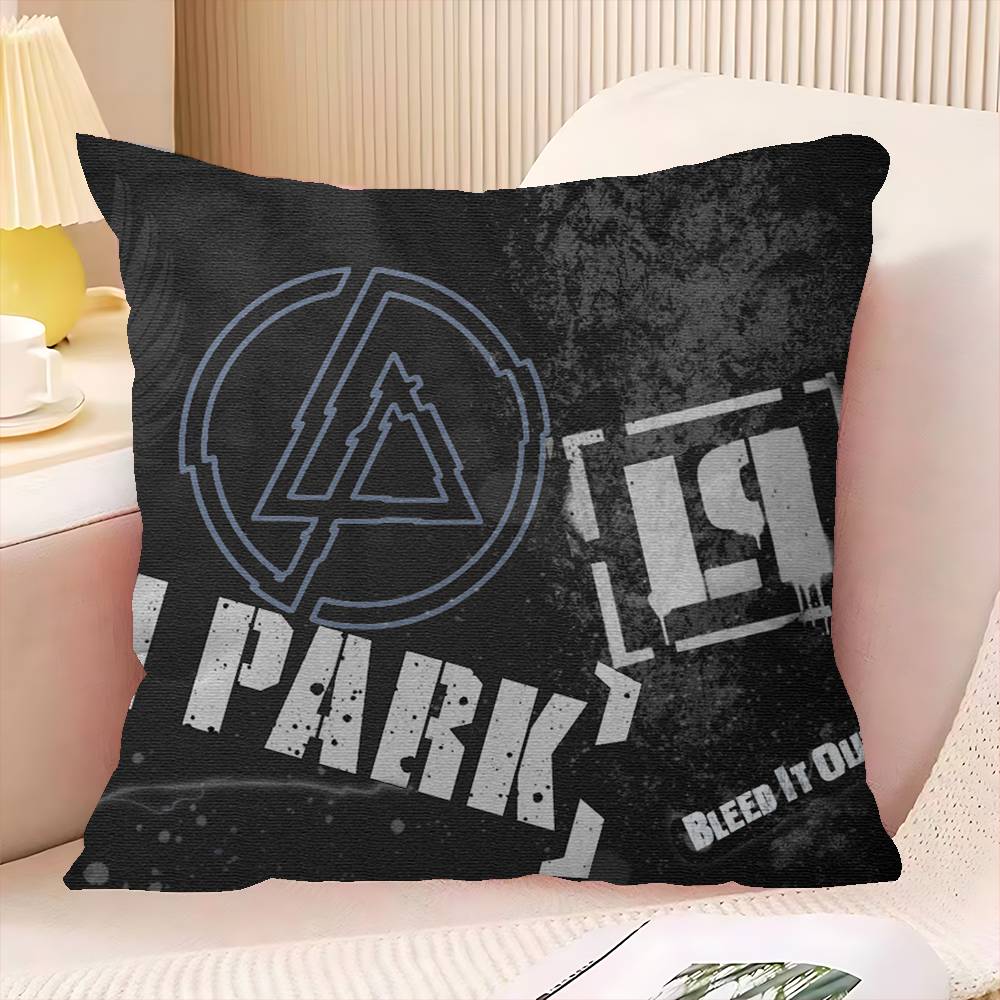 Rock Band L-Linkin Cool P-Park 45*45Cm Κάλυμμα Μαξιλαριού Κάλυμμα Μαξιλαριού Διακοσμητικό Μαξιλαροθήκη Οικιακή Μαξιλαροθήκη Για Μαξιλάρι Καναπέ