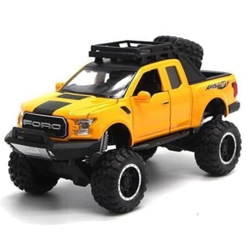 1/32 Scale Toy Pickup Truck for Boys - Ford F150 Toy Trucks Die-Cast Model Cars with Sound and Light, Toy Cars for 3+ Year Old Boys Girls