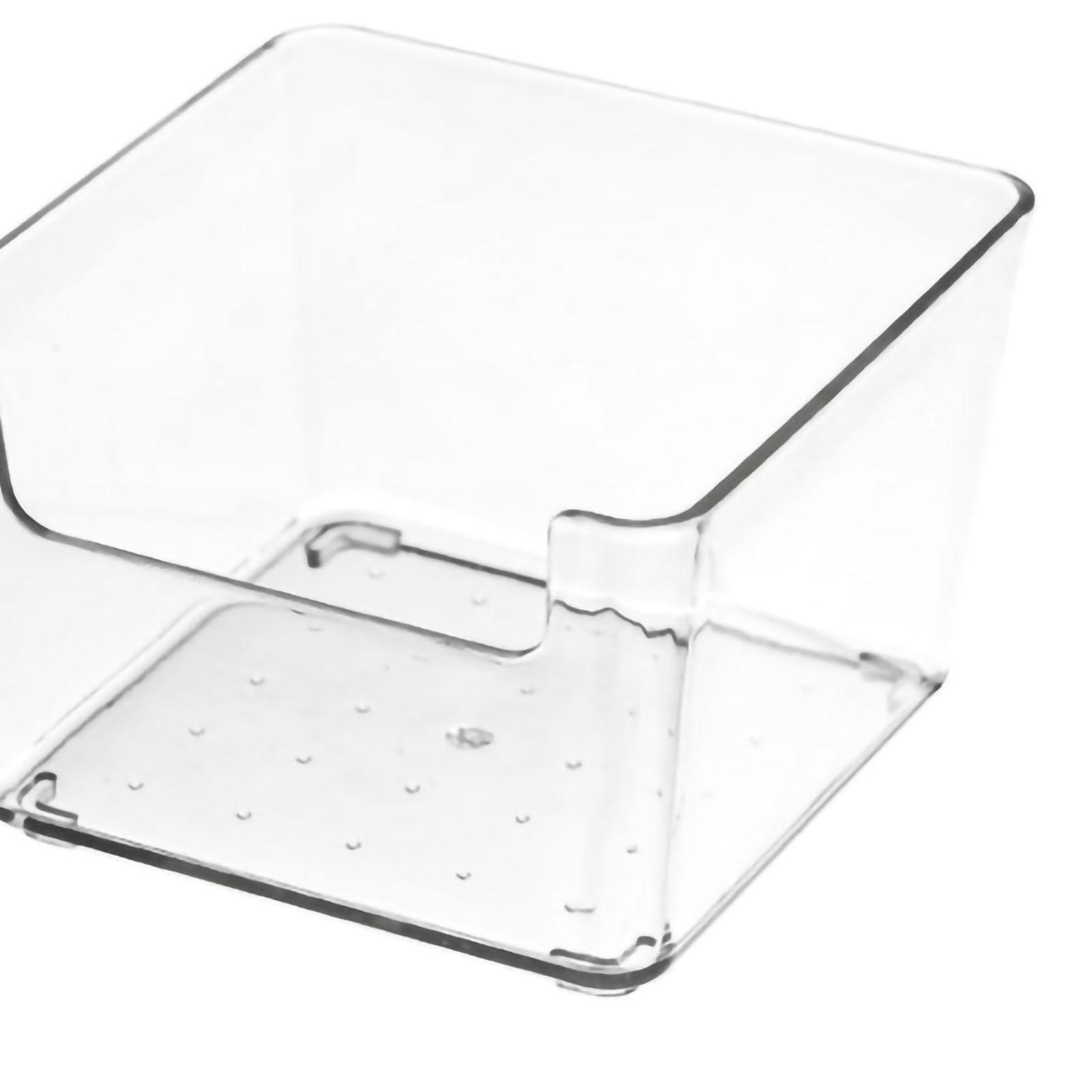 Drawer Storage Trays Durable Transparent Plastic Drawer Storage Divid Box for Kitchen
