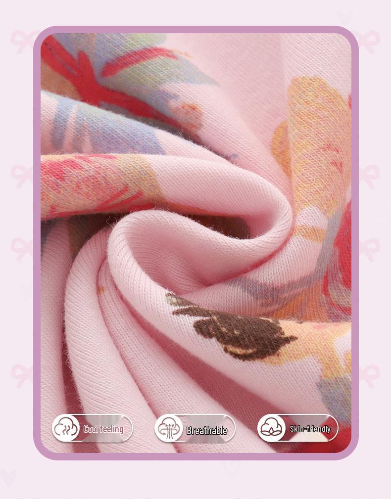 Malwee Mädchen Herbst/Winter Süßes Print Kurzarm Prinzessinnenkleid