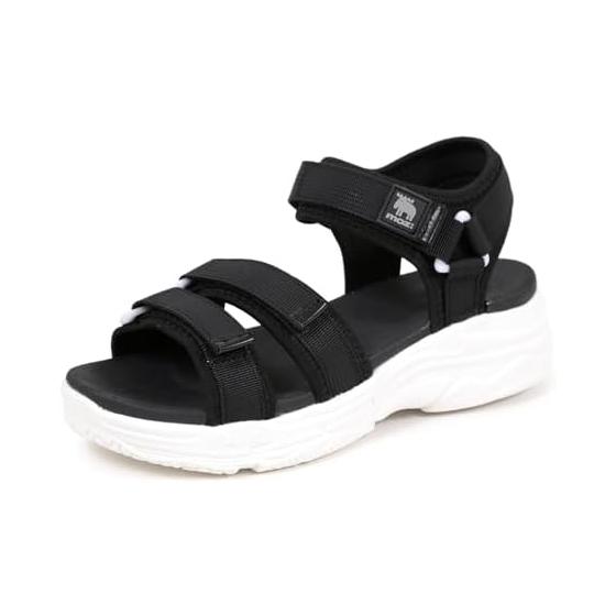 

[Mozu] Sports Sandals, Sneakers Sole, Belt Adjustable, Outdoor, Women s, Sizes S to LL Available