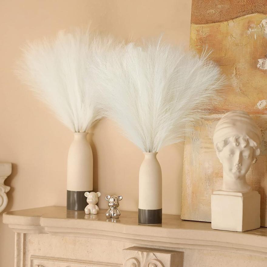 Pampas Grass Reed Artificial Plant Hotsale Home Outdoor Garden Wedding Bridal Bouquet DIY Gift Box Festival Scrapbook Decoration